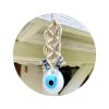 Wall Art | Ethnic Style Devil’S Eye Glass Linen Thread Pendant White Pearl White Eyes Home Decor Wall Art