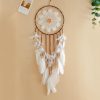 Wall Art | Ethnic Style Dreamcatcher Artificial Feather Iron Korean Velvet Tapestry Wall Art Without Light Home Decor Wall Art