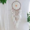 Wall Art | Ethnic Style Dreamcatcher Artificial Feather Iron Korean Velvet Tapestry Wall Art Without Light Home Decor Wall Art