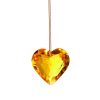 Wall Art | Lady Heart Shape Crystal Pendant Artificial Decorations Dark Red-30mm Home Decor Dark Red-30mm