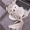 Wall Art | Pastoral Animal Owl Cotton Iron Tapestry Wall Art Small Circle 15 High 60cm Home Decor Small Circle 15 High 60cm