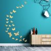 Wall Art | Pastoral Butterfly Arylic Wall Sticker Silver Home Decor Silver