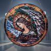 Wall Art | Retro Artistic Angel Arylic Pendant Artificial Decorations White Angel Home Decor Wall Art