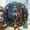 Wall Art | Retro Artistic Wolf Arylic Pendant Artificial Decorations Wolf Home Decor Wall Art