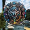 Wall Art | Retro Artistic Wolf Arylic Pendant Artificial Decorations Wolf Home Decor Wall Art