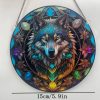 Wall Art | Retro Artistic Wolf Arylic Pendant Artificial Decorations Wolf Home Decor Wall Art