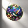 Wall Art | Retro Bird Arylic Pendant Flower Bird Home Decor Flower Bird