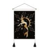 Wall Art | Retro Human Starry Sky Moon Polyester Tapestry Wall Art 35x50cm Home Decor 35x50cm