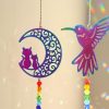 Wall Art | Simple Style Bird Metal Pendant Hummingbird 37 * 6cm Home Decor Hummingbird 37 * 6cm