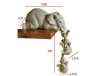 Wall Art | Simple Style Elephant Synthetic Resin Ornaments Home Decor Wall Art