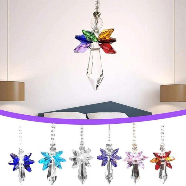 Wall Art | Sun Catcher Crystal Pendant Fashion Home Decor Pendant Medium Blue Home Decor Medium Blue