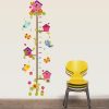 Wall Art | Vacation Flower Pvc Height Measuring Stickers Height Measuring Stickers Wall Art 30*90cm Home Decor 30*90cm