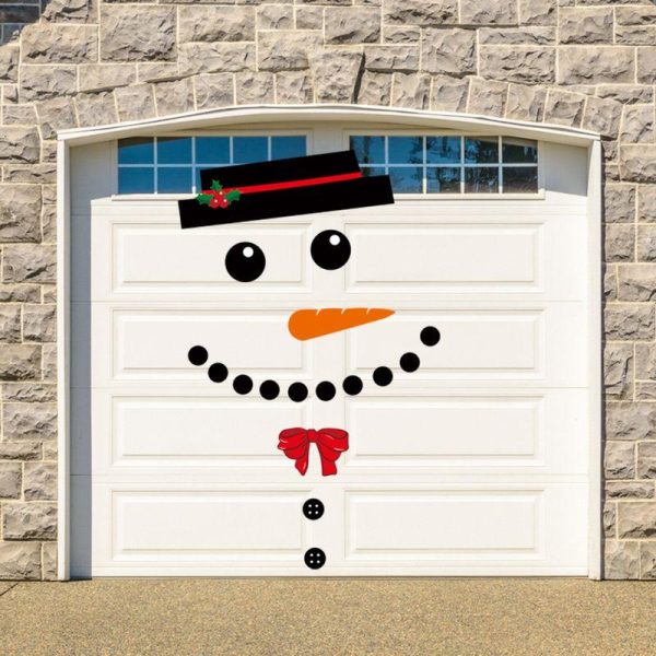 Wall Art | Vacation Snowman Pvc Wall Sticker Artificial Decorations X012 Small Size Home Decor Wall Art