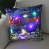 Artificial Decorations | Fashion Santa Claus Plush Pillow Cases 45 * 45cm (without Core) Artificial Decorations 45 * 45cm (without Core)