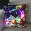 Artificial Decorations | Fashion Santa Claus Plush Pillow Cases 45 * 45cm (without Core) Artificial Decorations 45 * 45cm (without Core)