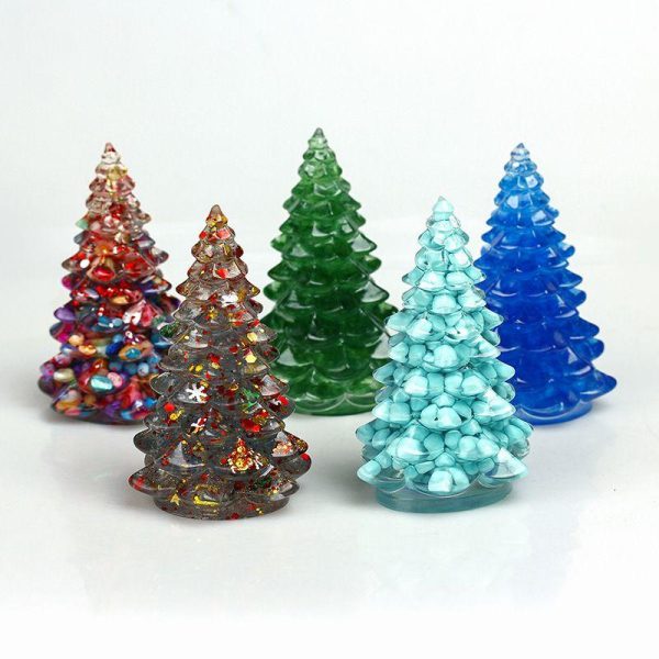 Artificial Decorations | Simple Style Christmas Tree Synthetic Resin Ornaments Artificial Decorations Bubble Paper Bare Artificial Decorations Artificial Decorations