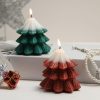 Candles & Holders | Christmas Cute Christmas Tree Wax Candle Fishbone Pine Christmas Tree (Dark Green) Candles & Holders Candles & Holders