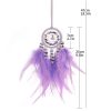 Wall Art | Simple Classic Crystal Stone Multi-Color Feather Dreamcatcher Car Interior Charms Home Decor Wall Art