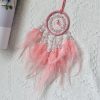 Wall Art | Simple Classic Crystal Stone Multi-Color Feather Dreamcatcher Car Interior Charms Home Decor Wall Art