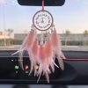 Wall Art | Simple Classic Crystal Stone Multi-Color Feather Dreamcatcher Car Interior Charms Home Decor Wall Art