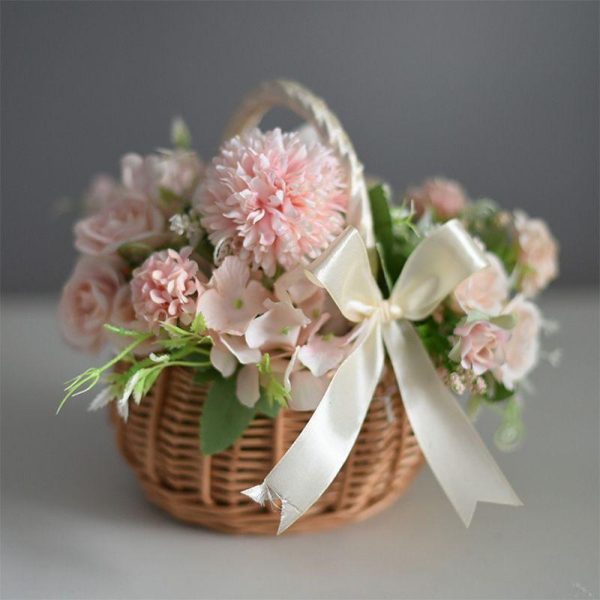 Artificial flowers | Classic Style Solid Color Straw Artificial Flowers Small Artificial flowers Artificial flowers