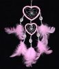 Wall Art | Romantic Heart Shape Feather Pendant Artificial Decorations Ms8002e Black-35cm-40cm Home Decor Ms8002e Black-35cm-40cm