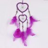 Wall Art | Romantic Heart Shape Feather Pendant Artificial Decorations Ms8002e Black-35cm-40cm Home Decor Ms8002e Black-35cm-40cm