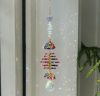 Wall Art | Vintage Style Simple Style Cat Artificial Crystal Wind Chime Cat 33cm/27G Home Decor Cat 33cm/27G