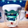 Drinkware | Casual Cartoon Glass Mug 1 Piece 300mL Drinkware 300mL