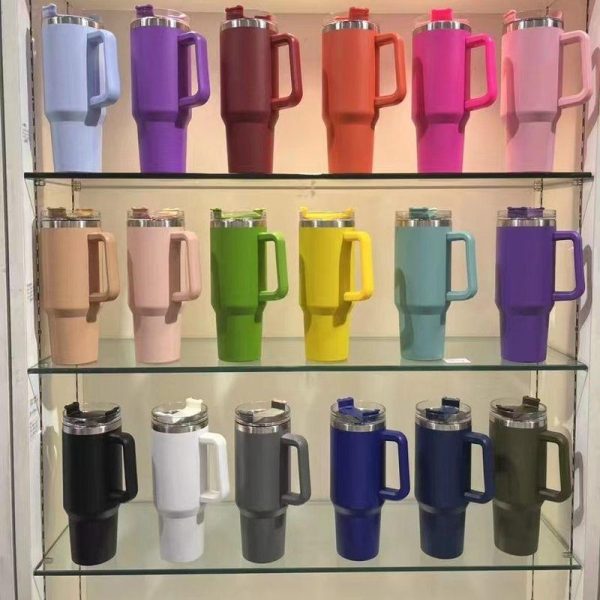 Drinkware | Casual Vacation Solid Color Stainless Steel Water Bottles 1 Piece 1200ML Drinkware 1200ML