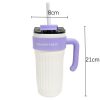 Drinkware | Cute Formal Solid Color Stainless Steel Water Bottles 1 Piece 860ml Drinkware 860ml