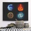 Wall Art | Classical Retro Human Abstract Polyester Tapestry Artificial Decorations Brushed Cloth-95x75cm Home Decor Brushed Cloth-95x75cm