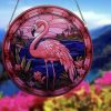 Wall Art | Cute Artistic Flamingo Arylic Pendant Artificial Decorations Flamingo Home Decor Flamingo