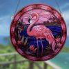 Wall Art | Cute Artistic Flamingo Arylic Pendant Artificial Decorations Flamingo Home Decor Flamingo