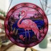 Wall Art | Cute Artistic Flamingo Arylic Pendant Artificial Decorations Flamingo Home Decor Flamingo