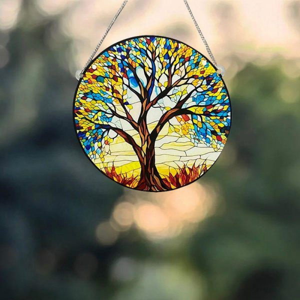 Wall Art | Nordic Style Round Tree Arylic Pendant Bc1035 Lucky Tree Home Decor Bc1035 Lucky Tree